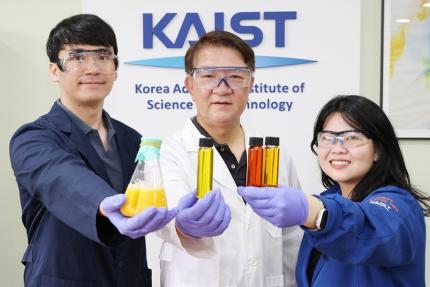 A KAIST Team Engineers a Microbial Platform for Efficient Lutein Production 이미지